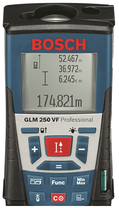 Le télémètre laser BOSCH GLM 250VF