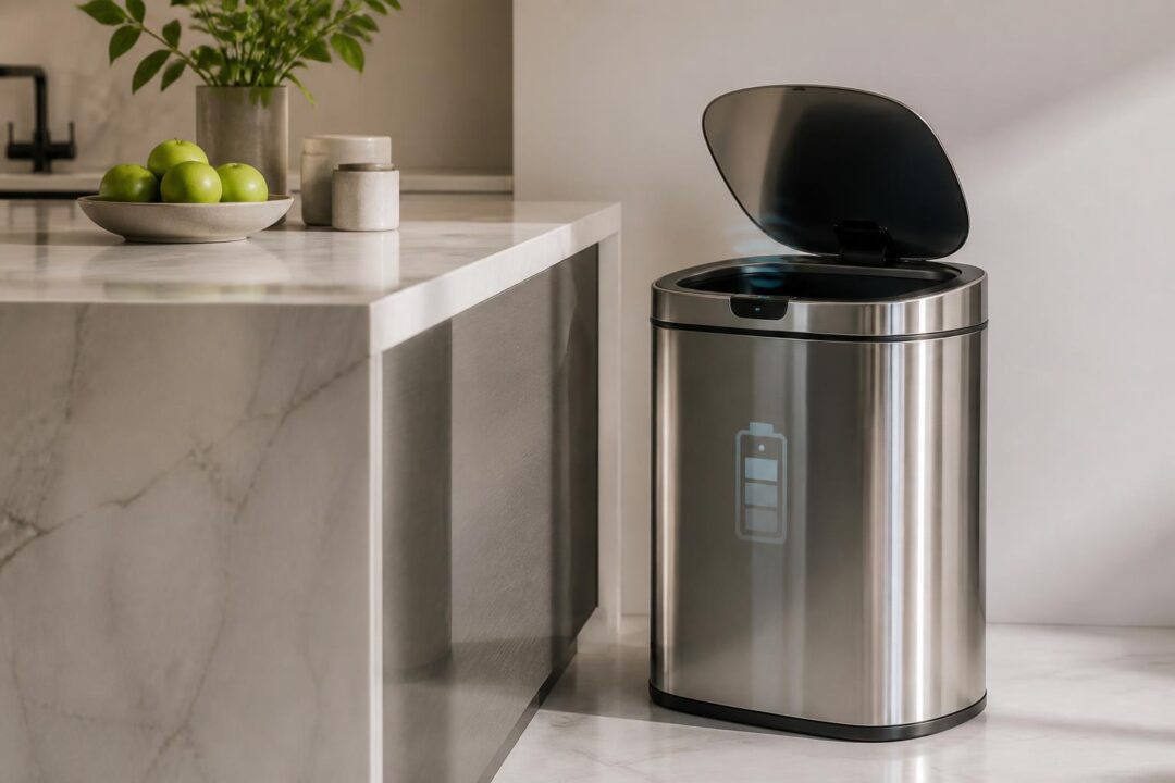 découvrez la meilleure poubelle automatique 2026 avec capteur infrarouge, offrant une autonomie exceptionnelle et un couvercle fiable pour une utilisation pratique et hygiénique.